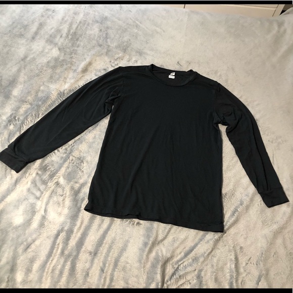Uniqlo Tops - Uniqlo super soft black long sleeve tee Uniqlo Tops - Uniqlo super soft black long sleeve tee